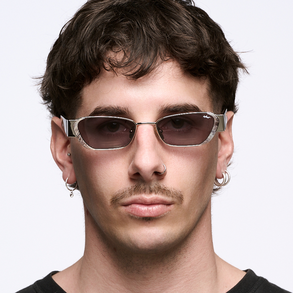 Óculos de sol Diana - Prata - Lente Cinza