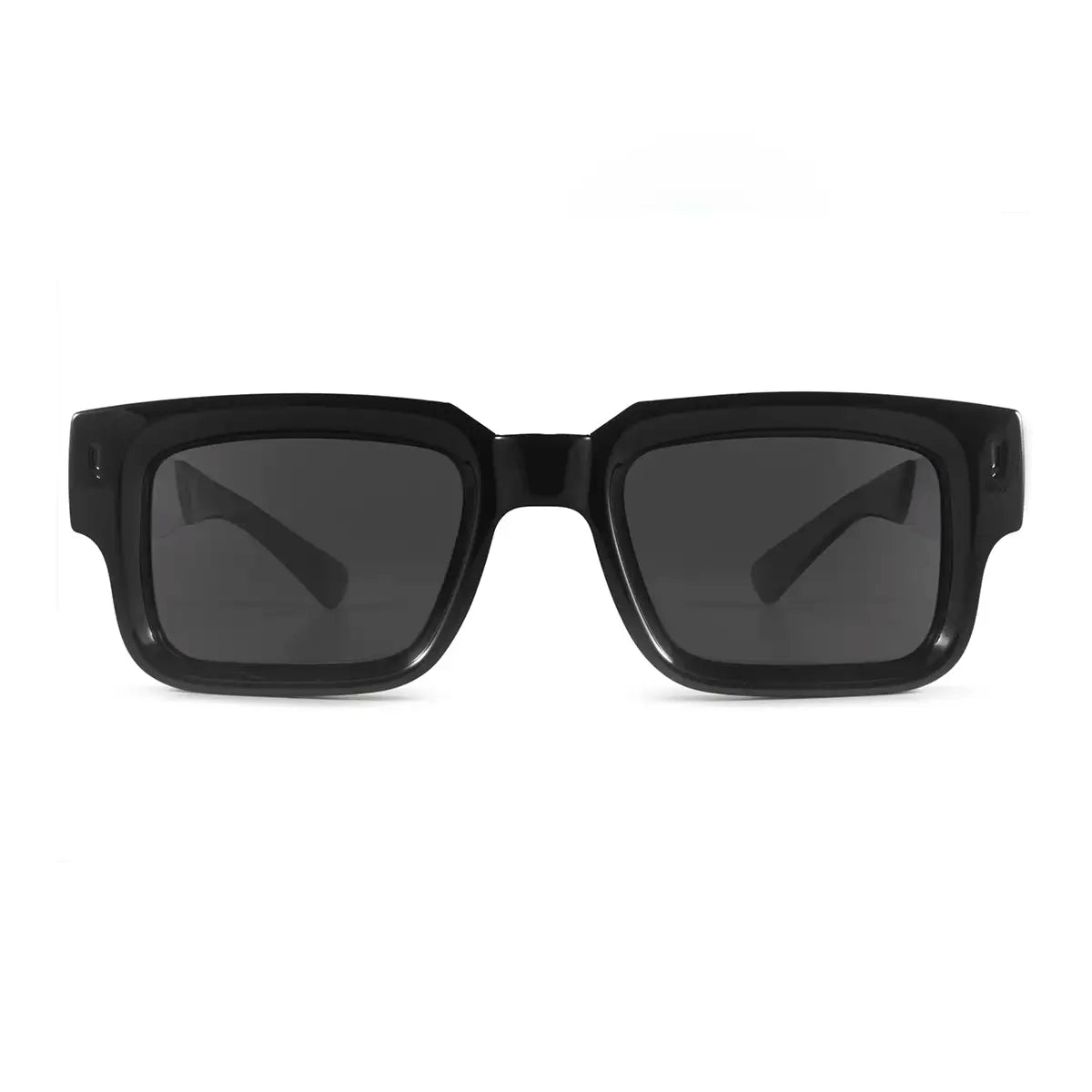 ÓCULOS DE SOL Exclamation - Preto Brilhante Metal - Lente Cinza