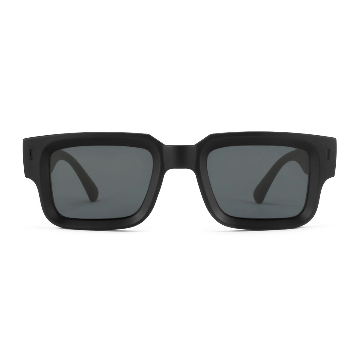 Óculos de sol Exclamation - Preto Fosco - Lente cinza eco sustentável