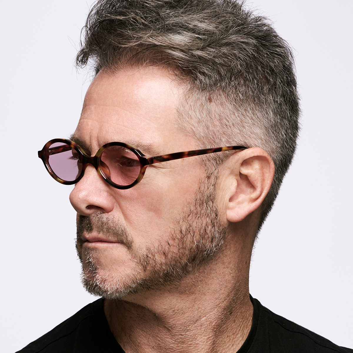 ÓCULOS DE SOL Fokus - Havana - Lente Rosa