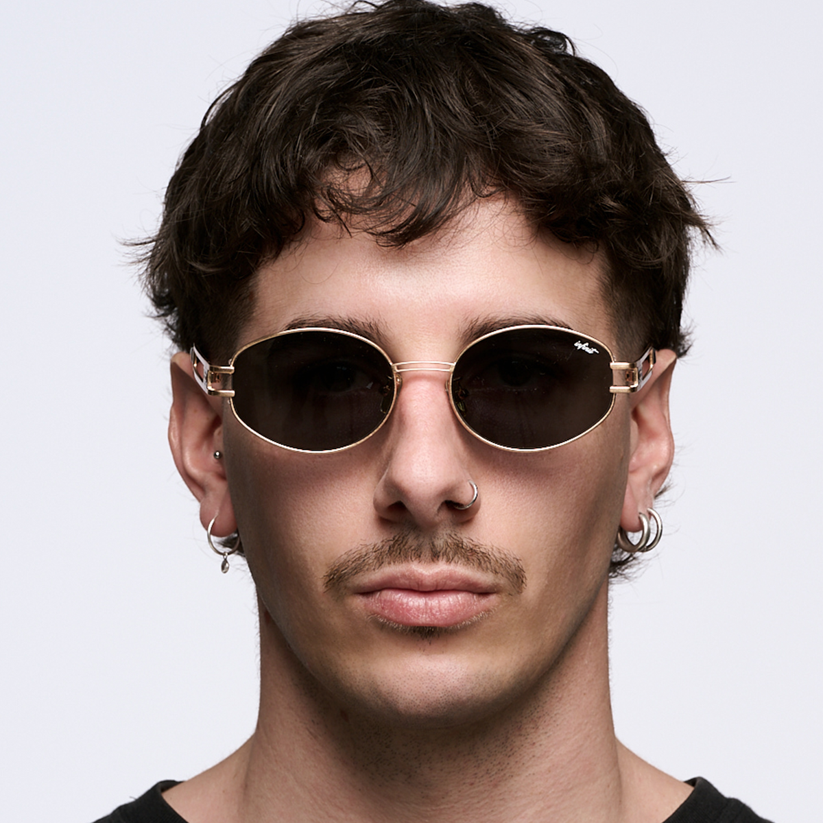 ÓCULOS DE SOL Georgia - Ouro - Lente Cinza