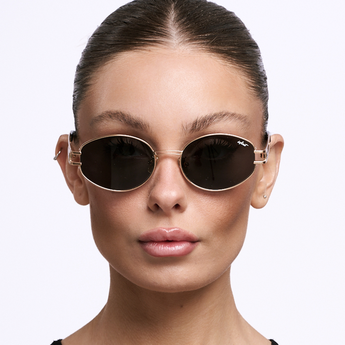 ÓCULOS DE SOL Georgia - Ouro - Lente Cinza