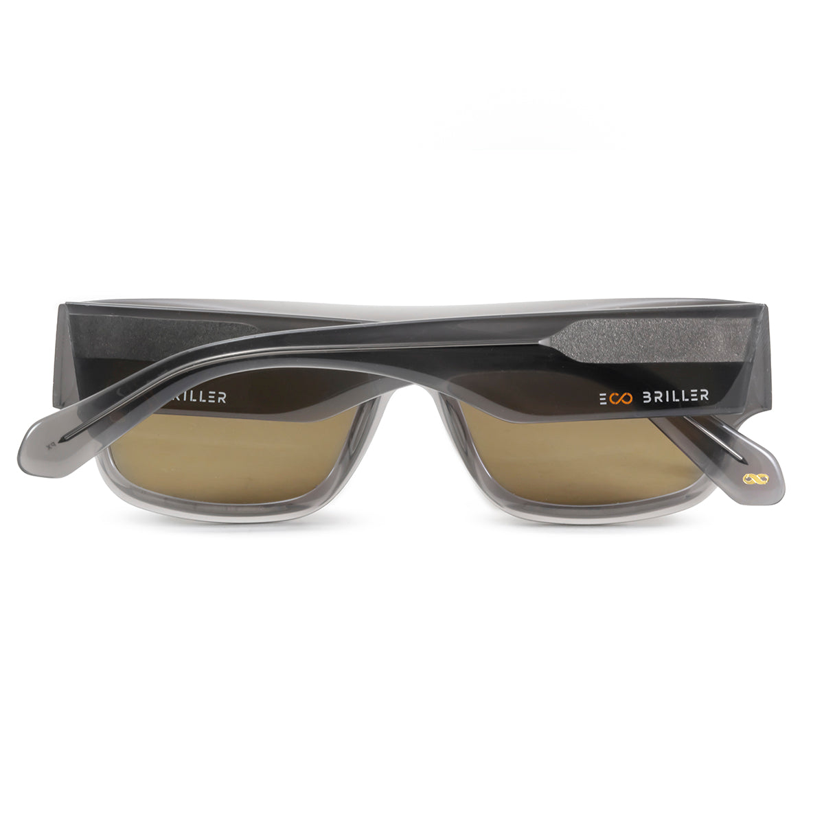 ÓCULOS DE SOL Glasgow Eco Briller - Dk Cinza - Lente Marrom