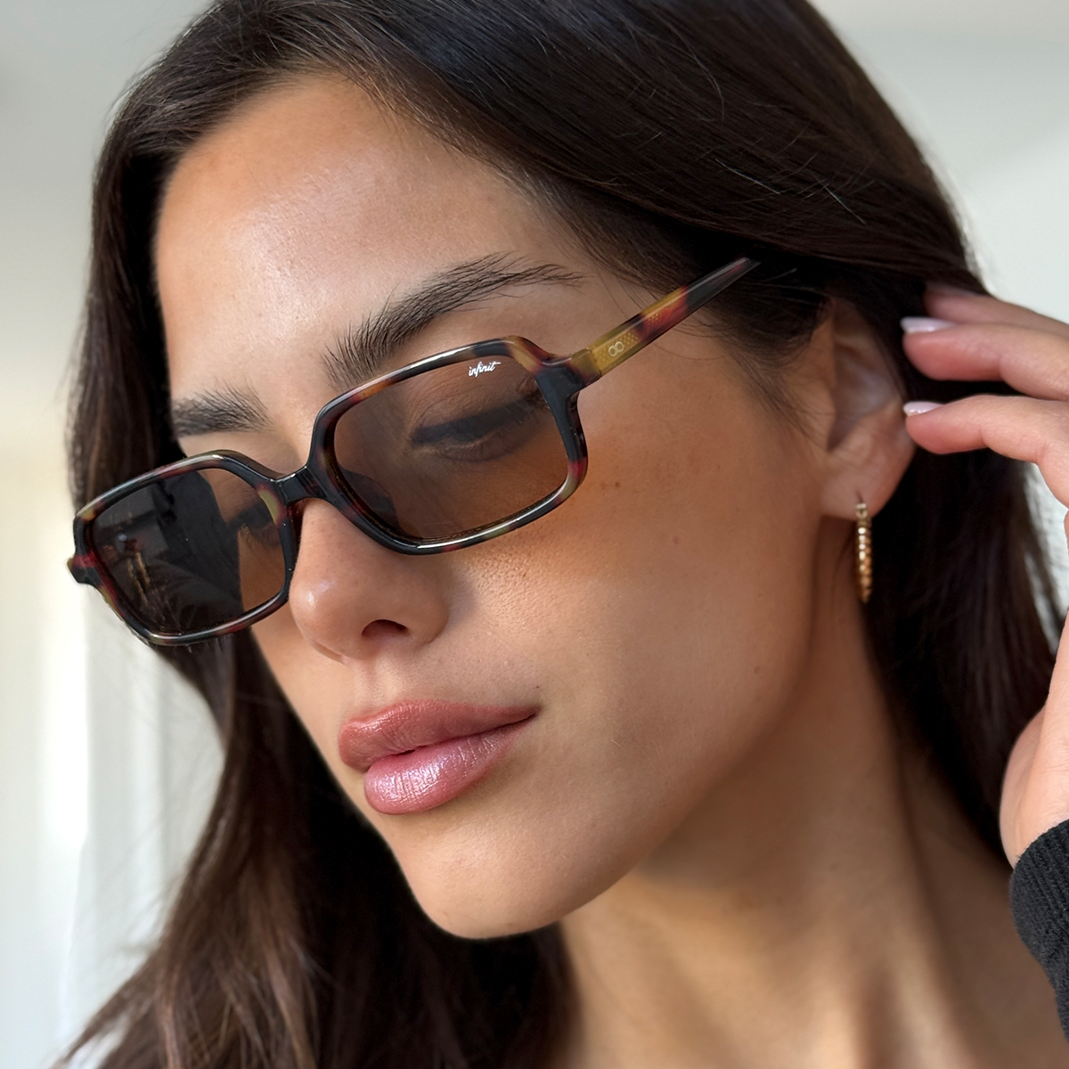 ÓCULOS DE SOL Glyze - Havana - Lente Chá
