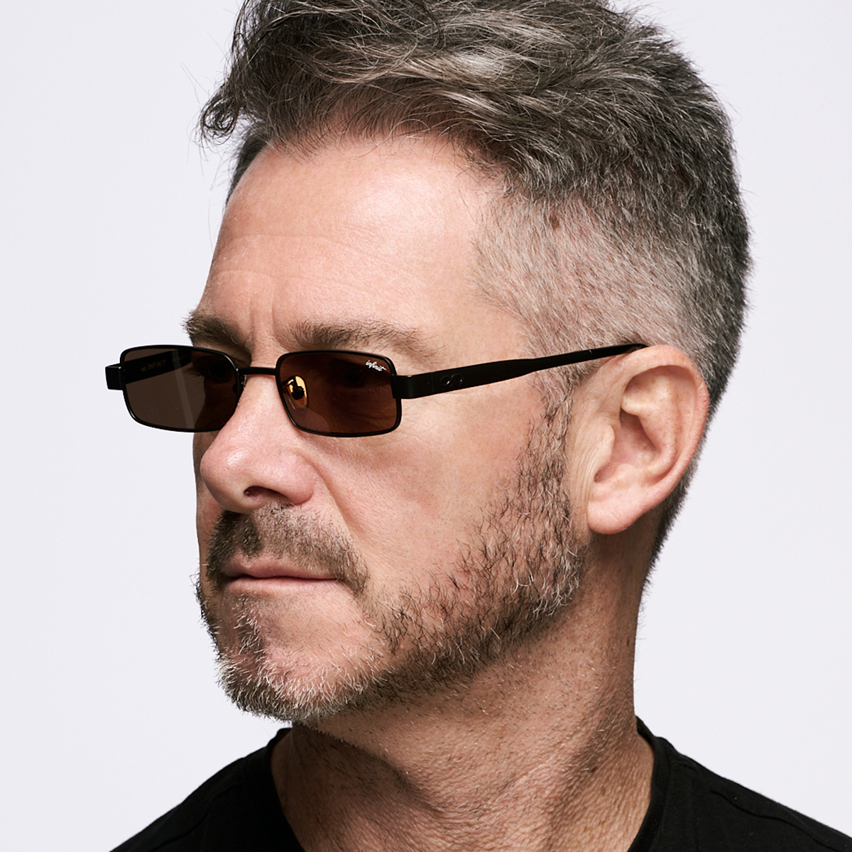 ÓCULOS DE SOL Honshu - Preto Fosco - Lente Marrom