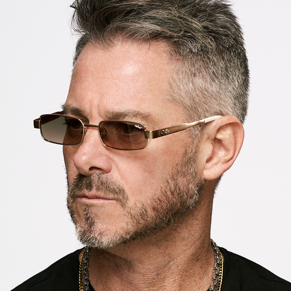 ÓCULOS DE SOL Honshu - Ouro - Lente Marrom