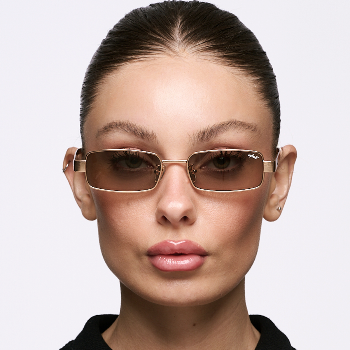 ÓCULOS DE SOL Honshu - Ouro - Lente Marrom