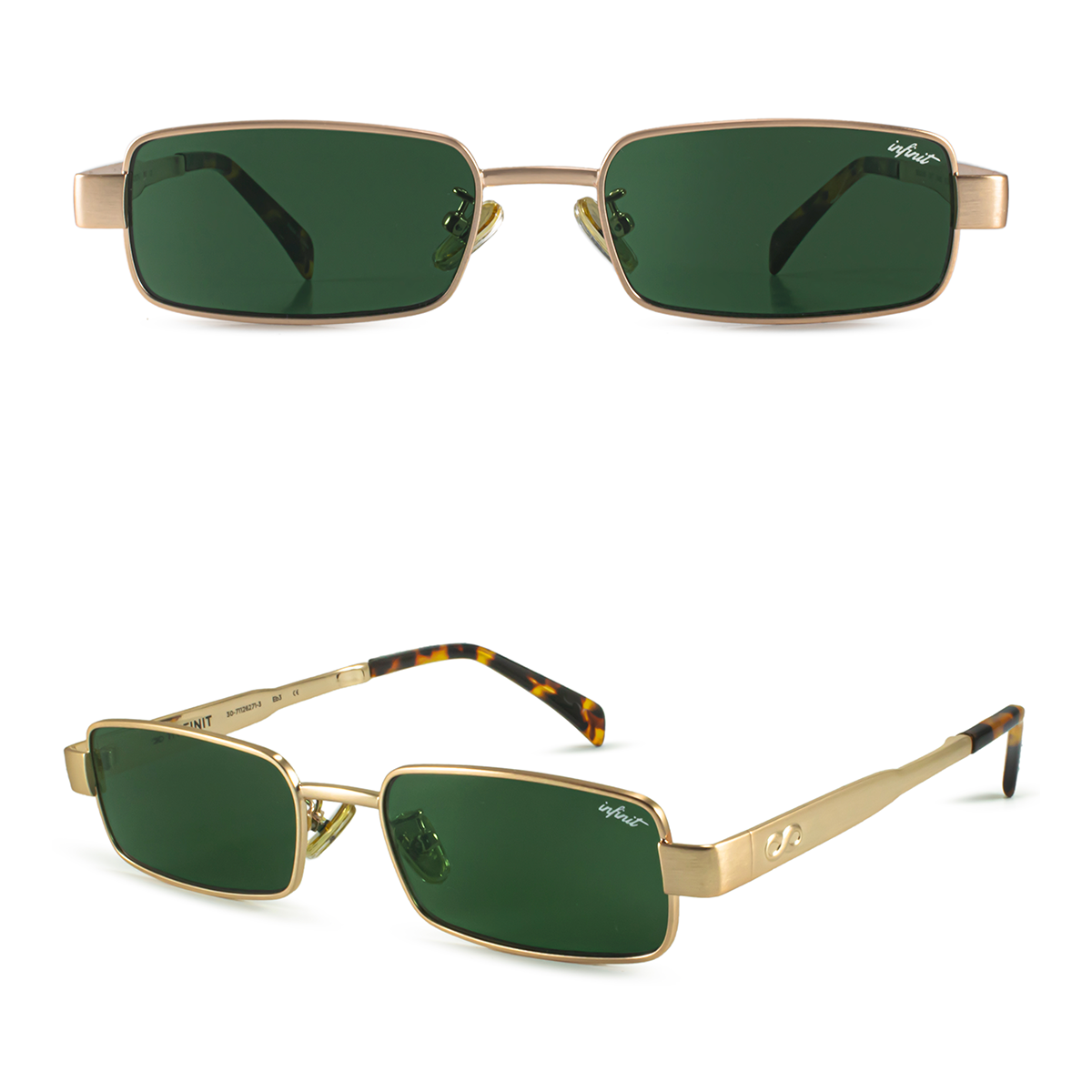 ÓCULOS DE SOL Honshu - Ouro - Lente Verde