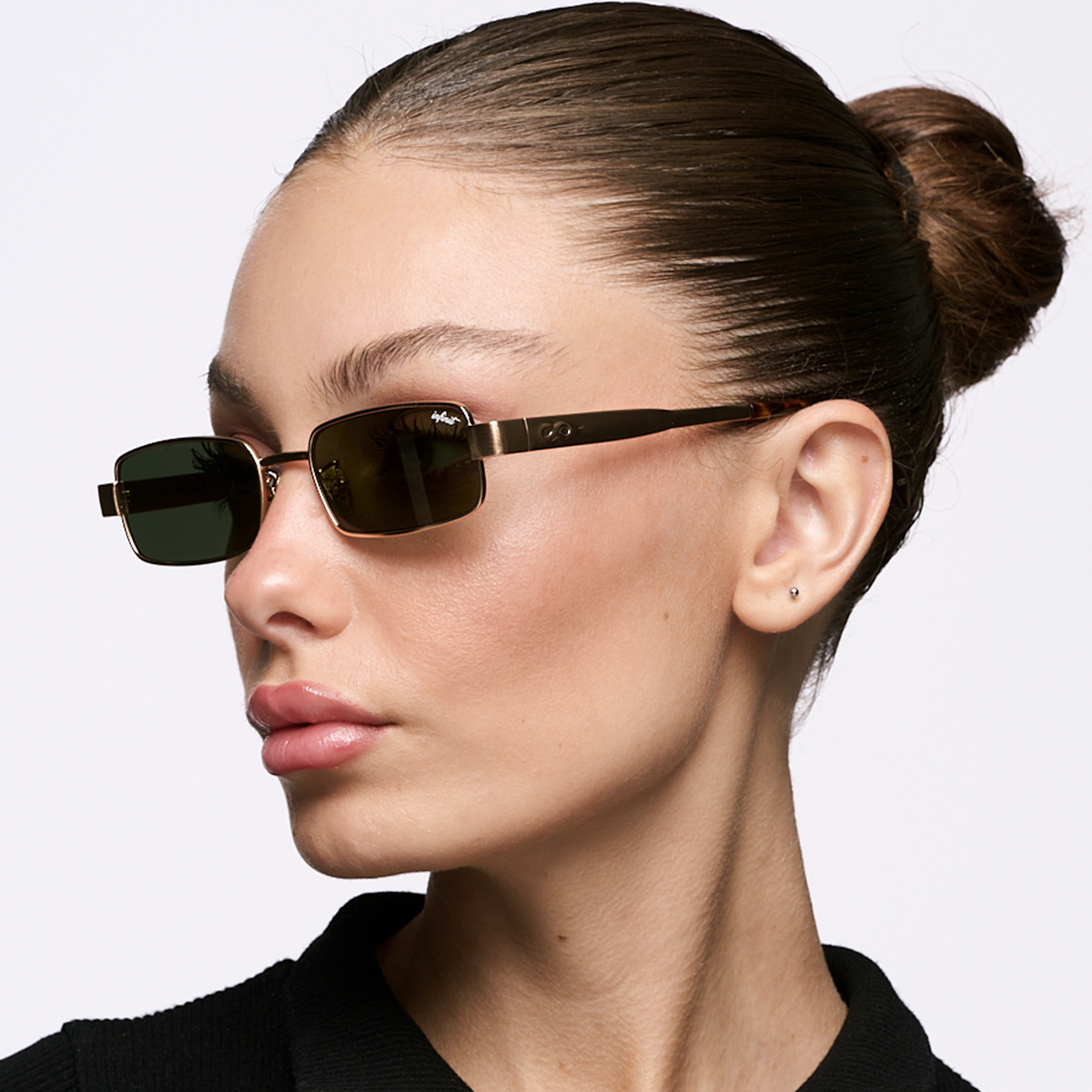 ÓCULOS DE SOL Honshu - Ouro - Lente Verde