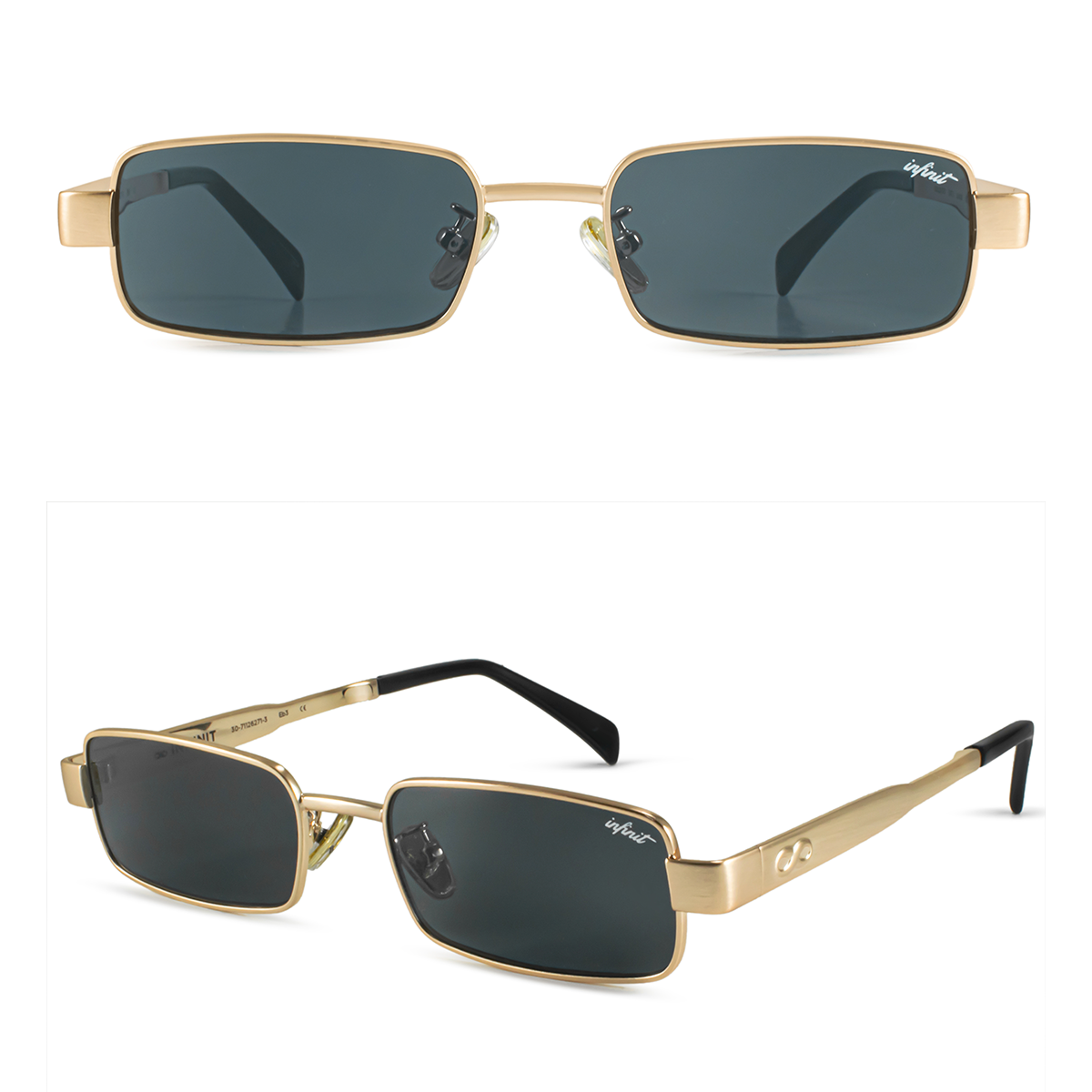 ÓCULOS DE SOL Honshu - Ouro - Lente Cinza