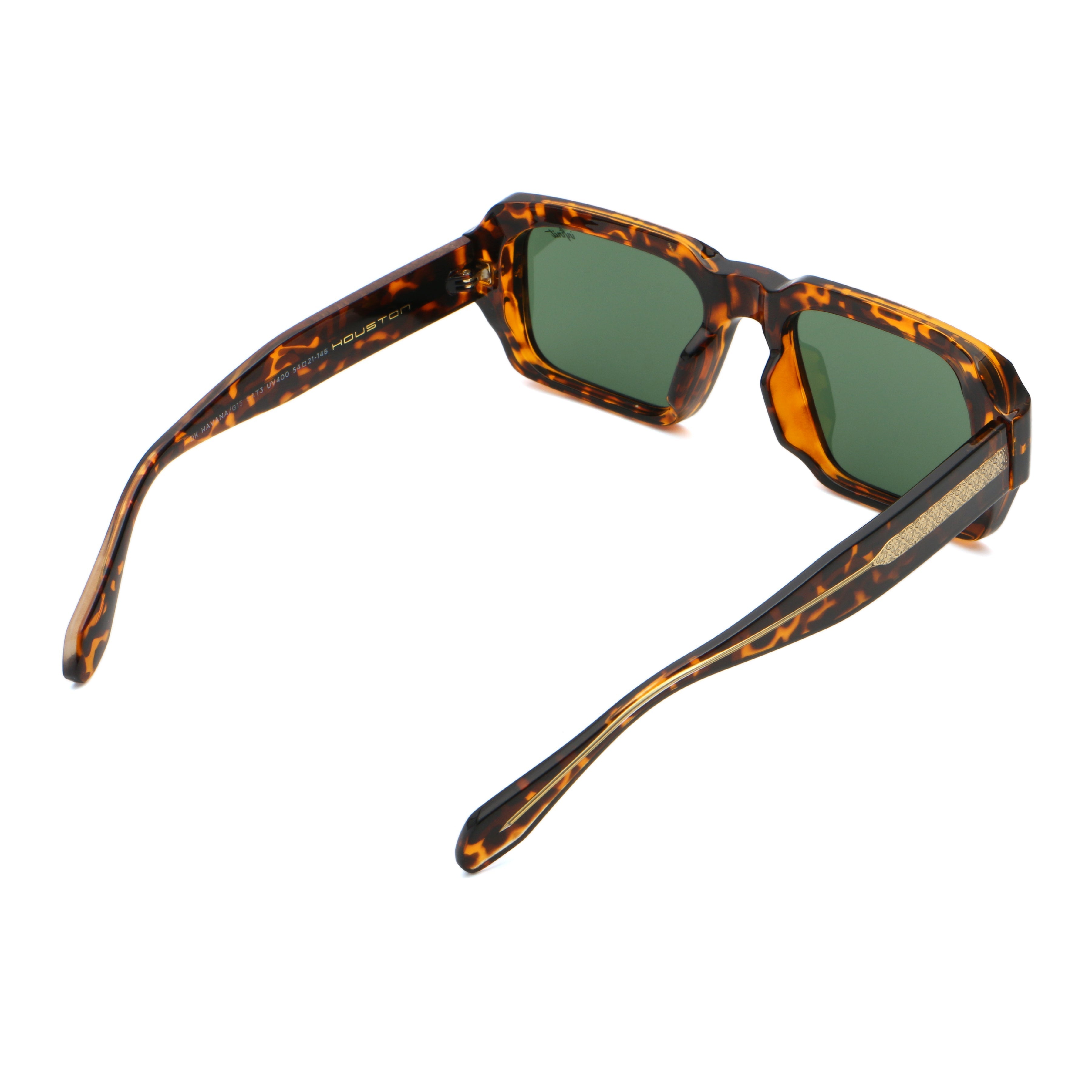 ÓCULOS DE SOL Houston - Dk Havana - Lente Verde