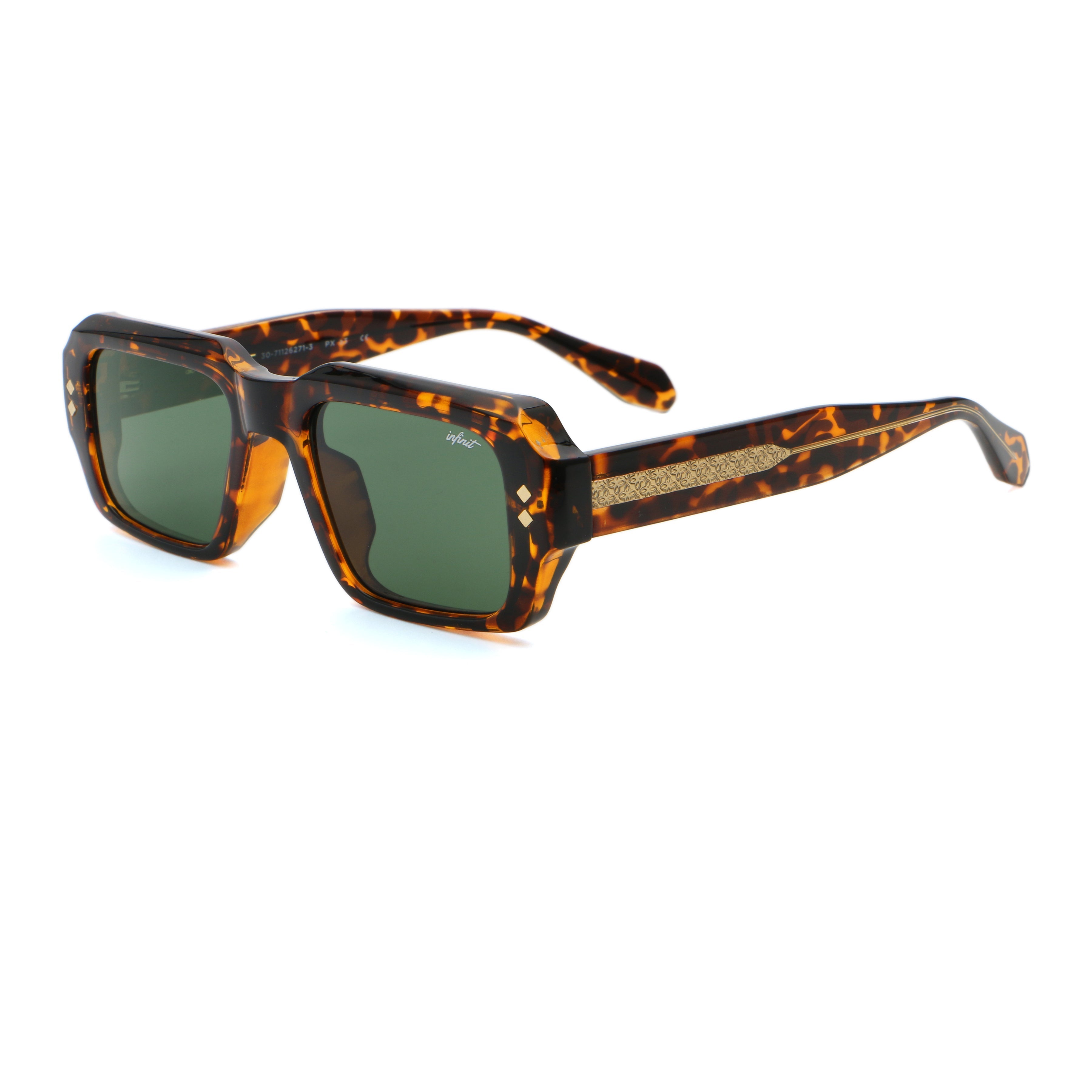 ÓCULOS DE SOL Houston - Dk Havana - Lente Verde