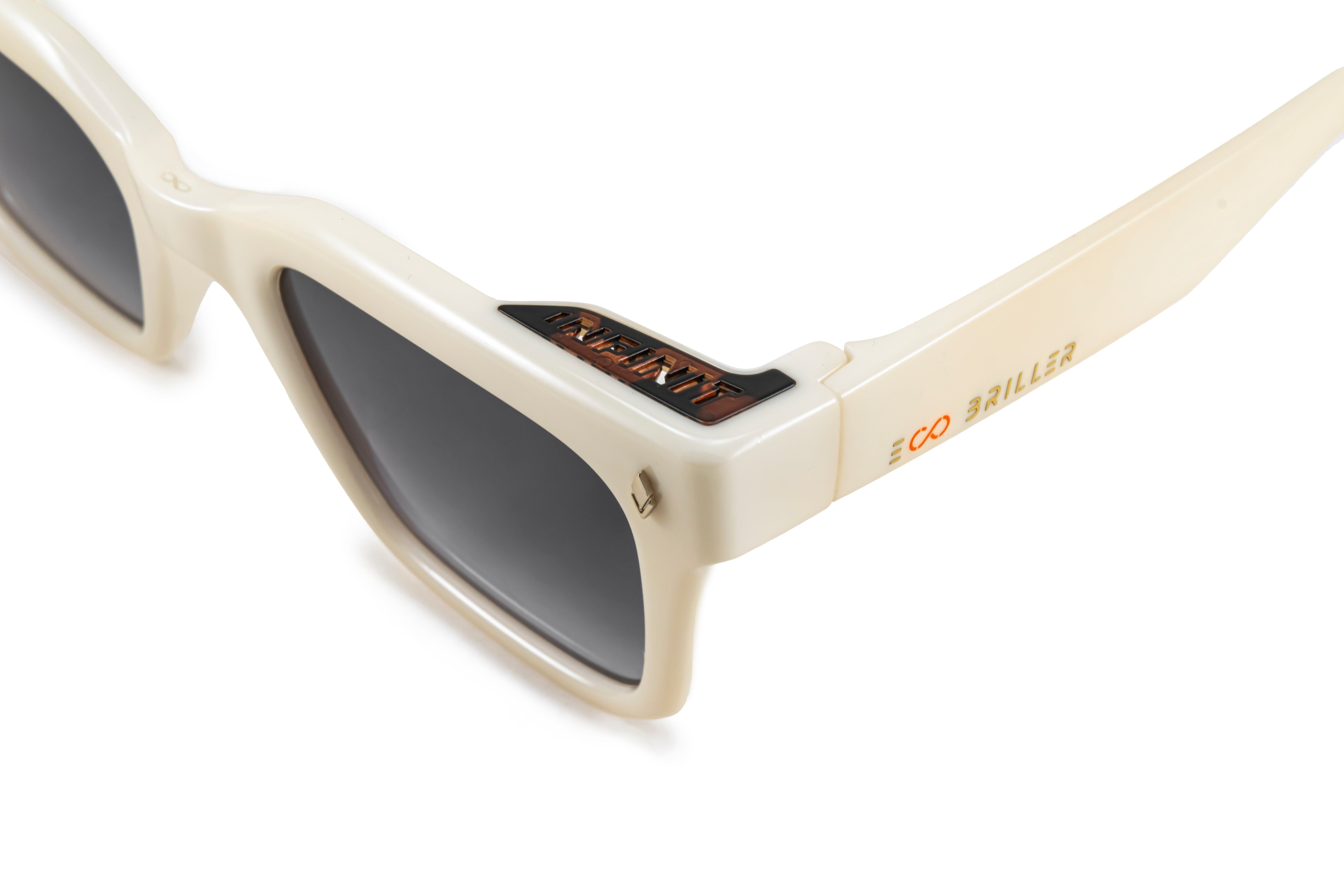 ÓCULOS DE SOL Jacobs Eco Briller - Bone - Lente degradada de fumaça