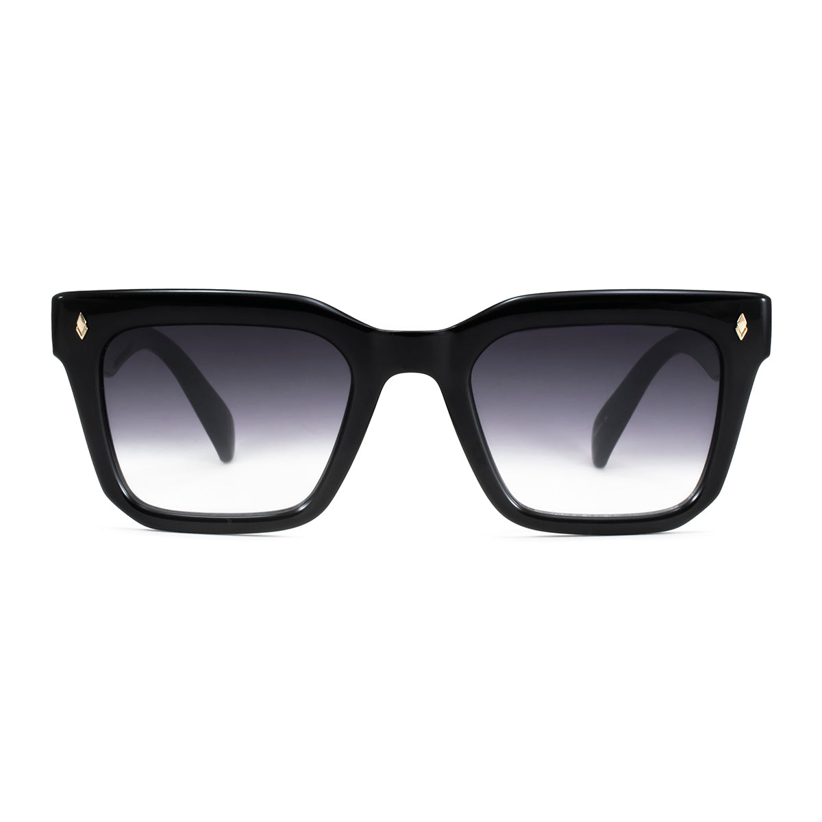 ÓCULOS DE SOL Jacobs Eco Briller - Preto Brilhante - Lente Horizonte