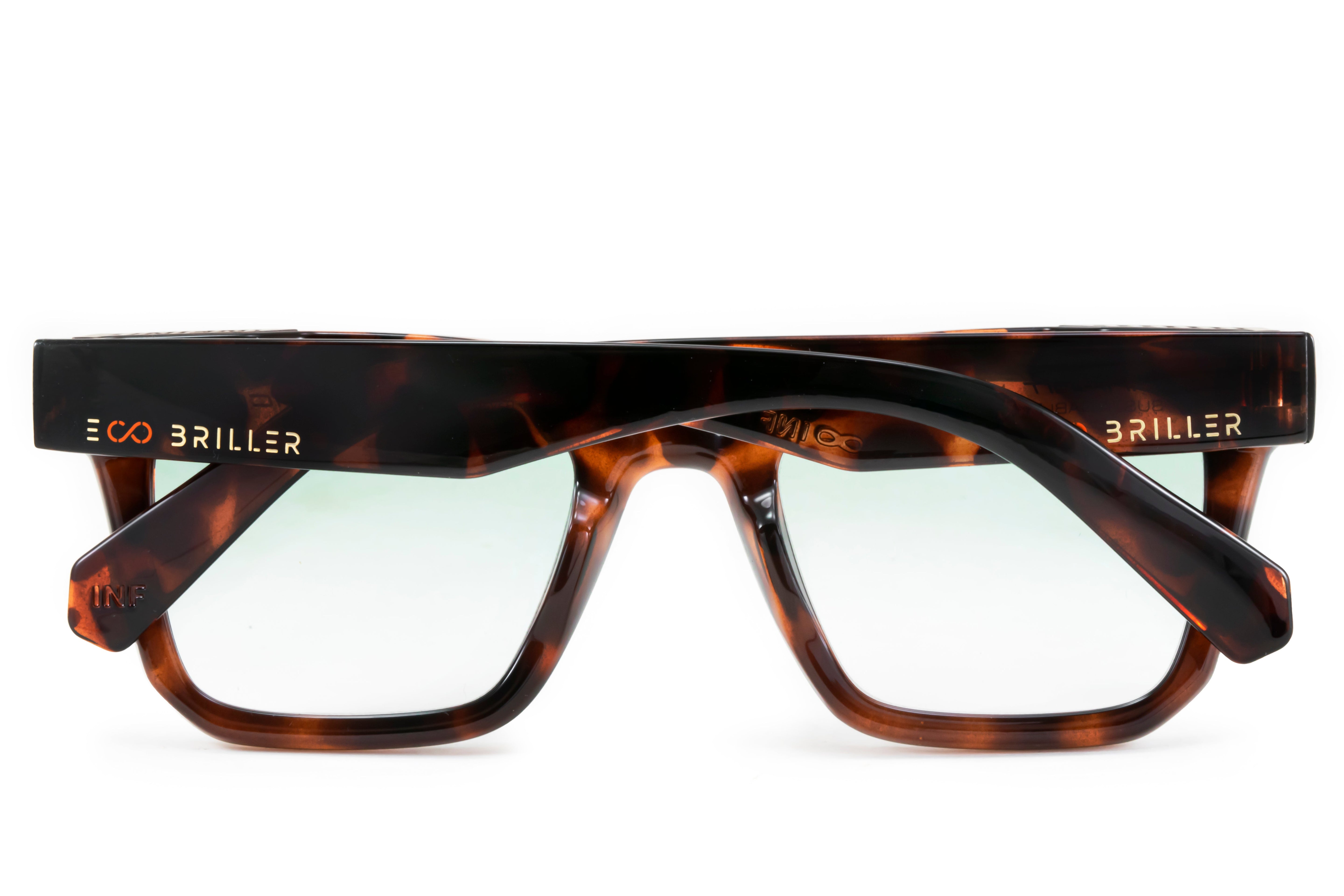 ÓCULOS DE SOL Jacobs Eco Briller - Tartaruga - Lente degradada verde