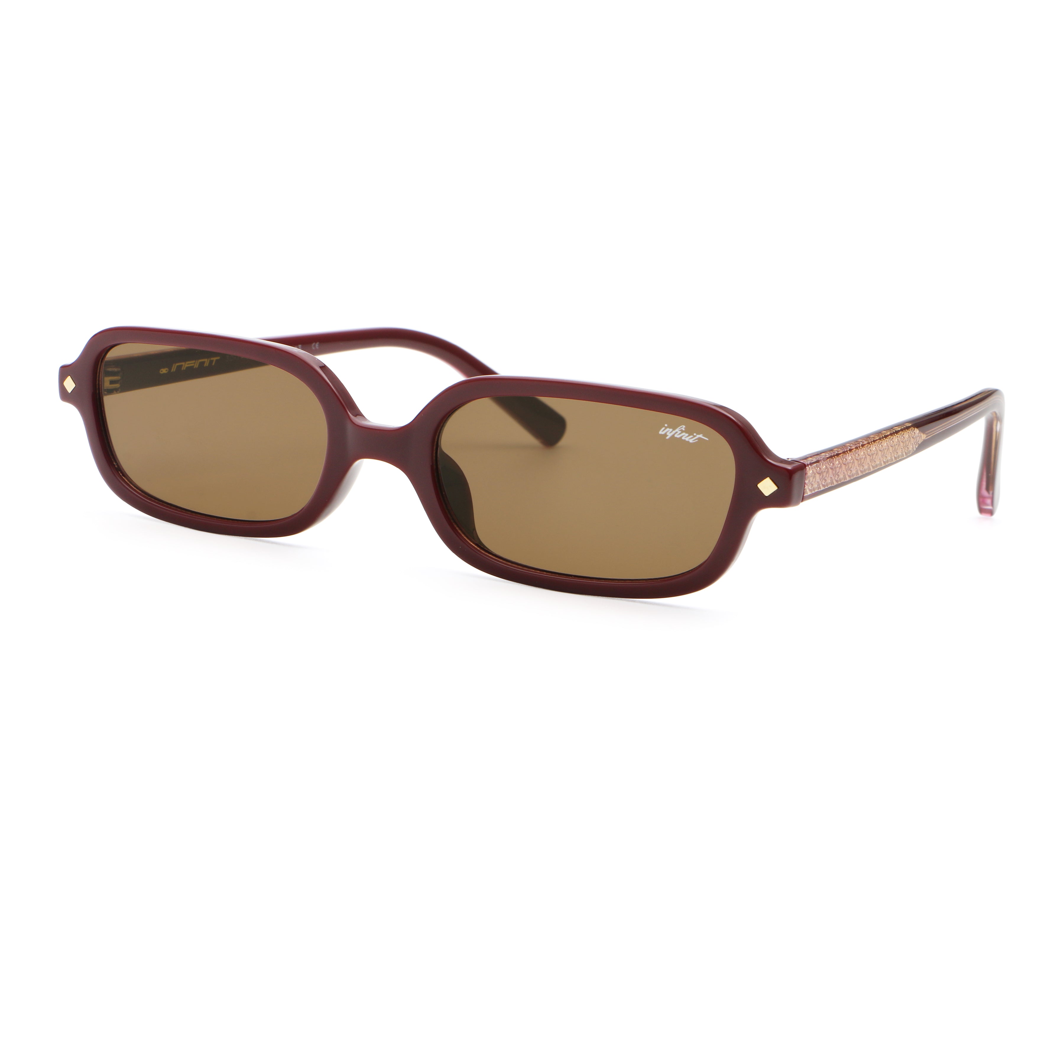 ÓCULOS DE SOL Karl - Borgonha - Lente Marrom