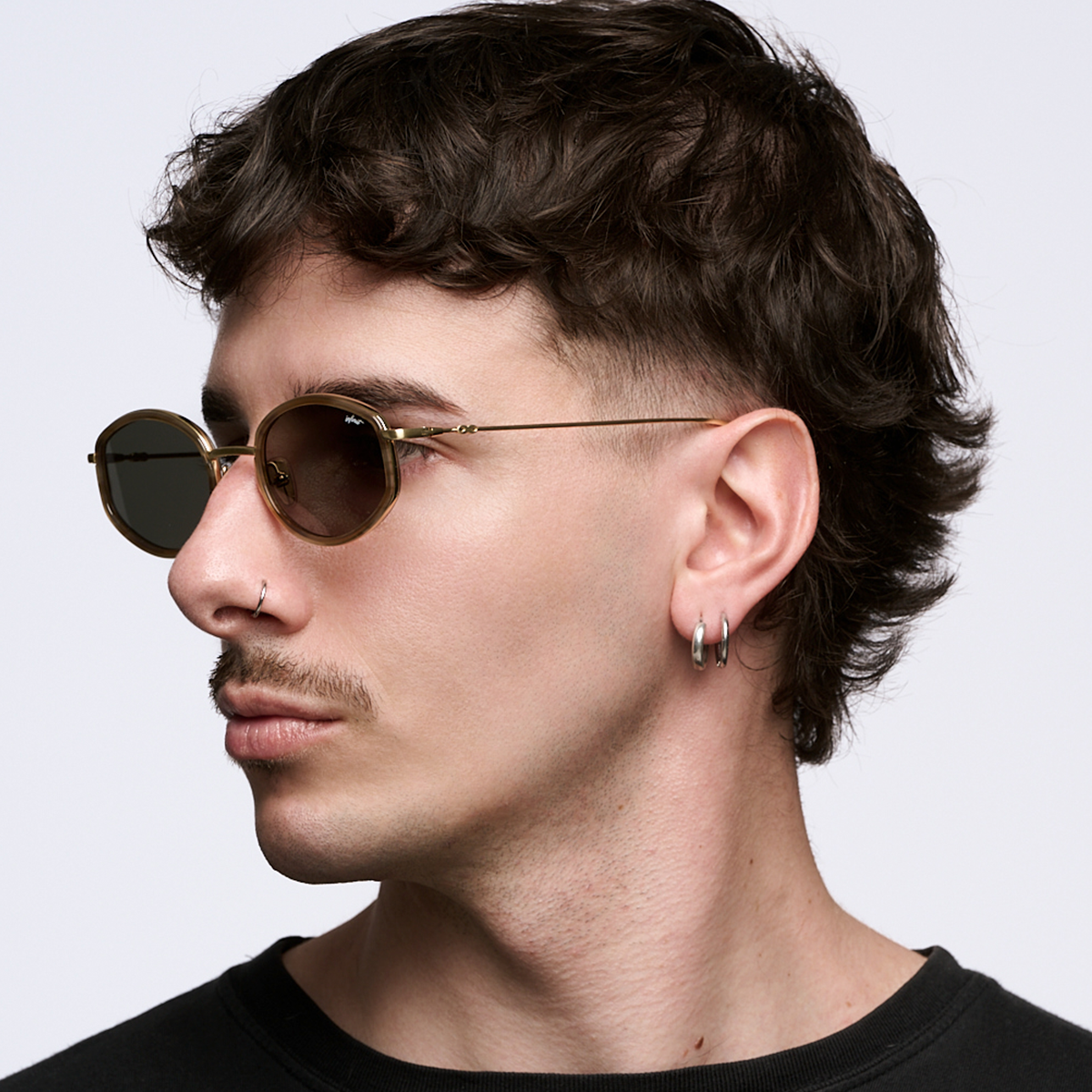 Óculos de sol Kate - Havana - Lente Verde