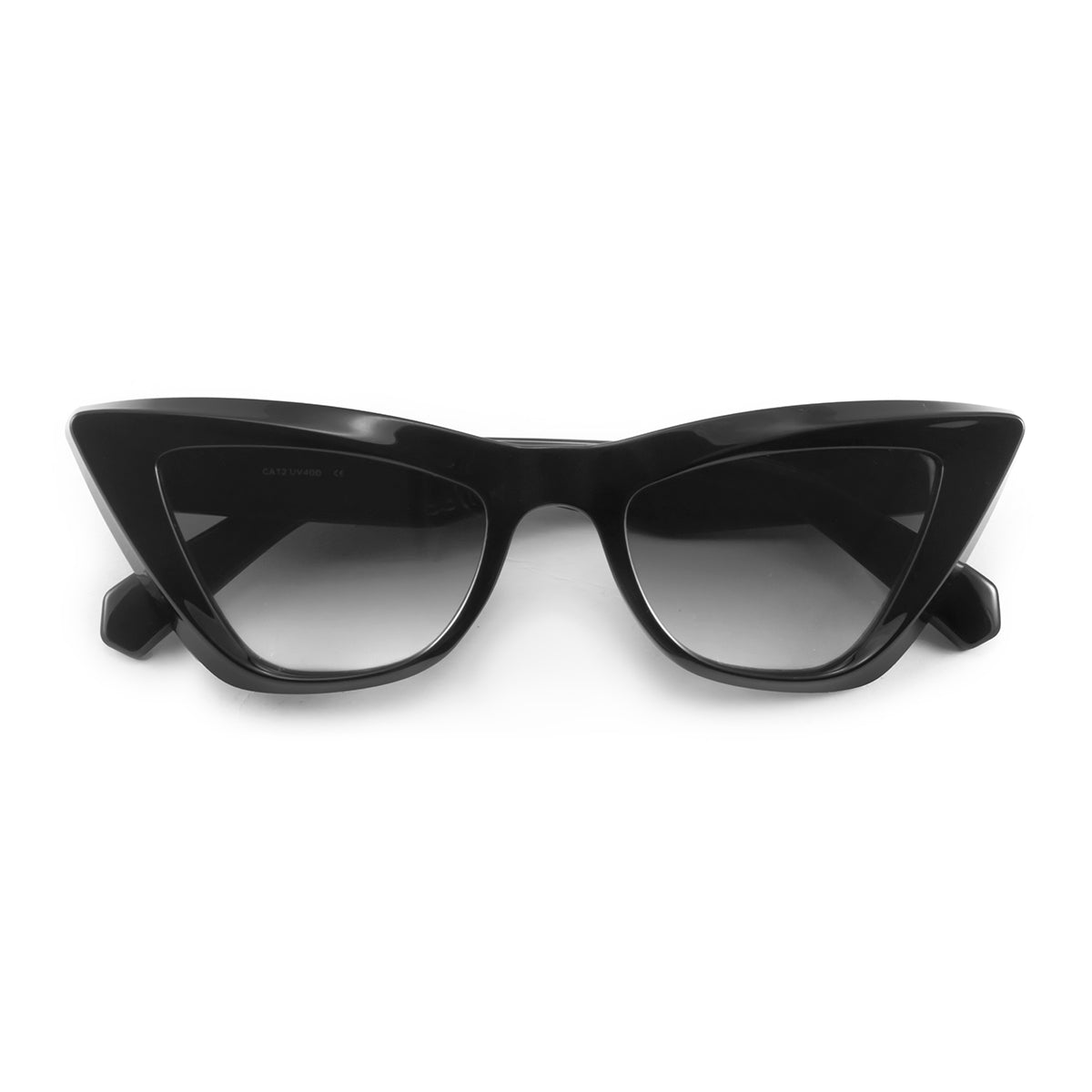 ÓCULOS DE SOL Linz - Preto Brilhante - Lente Degrade Cinza