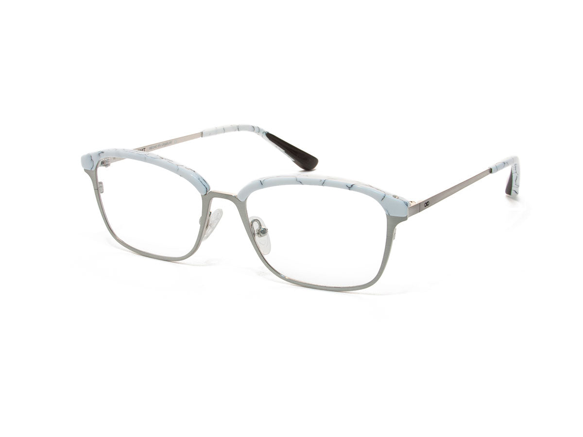 ÓCULOS DE GRAU MATCHA - Mármore Branco