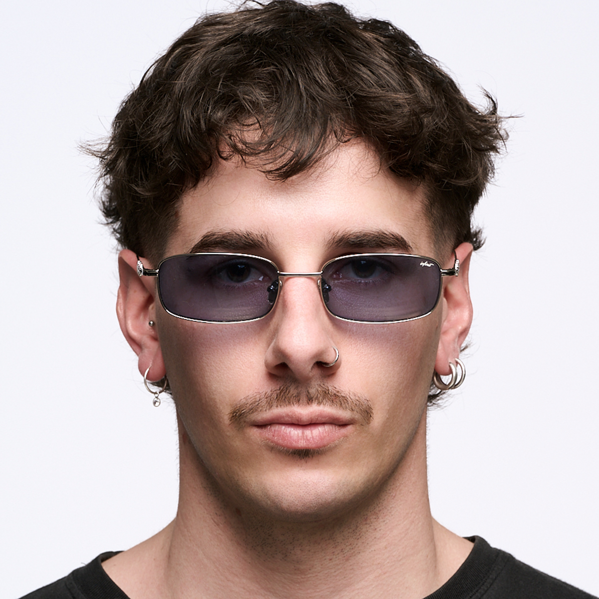 ÓCULOS DE SOL Mojave - Prata - Lente Azul