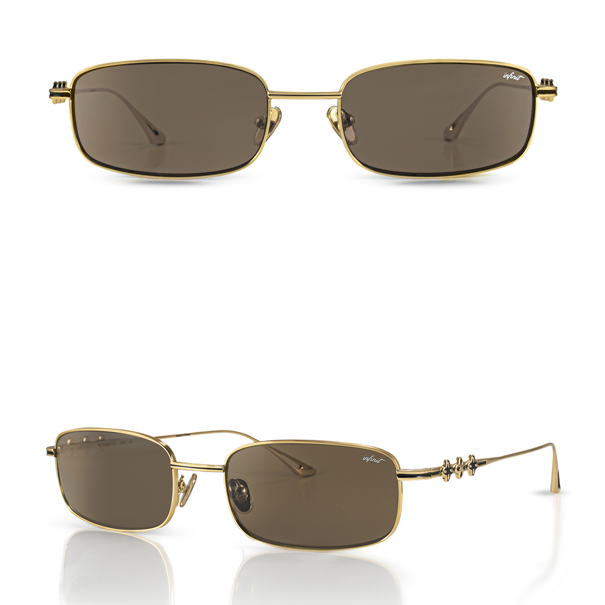 ÓCULOS DE SOL Mojave - Ouro - Lente Marrom