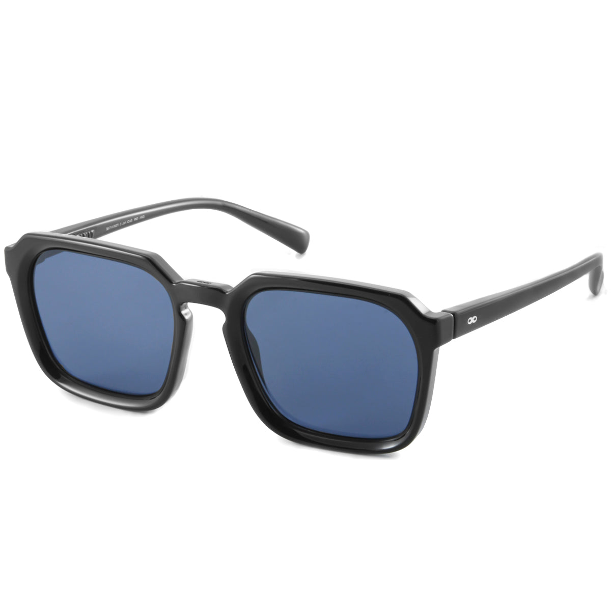 Óculos de Sol Monaco - Preto Brilhante - Lente Azul