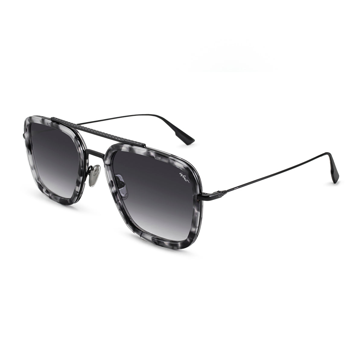 ÓCULOS DE SOL Montecarlo - Luxury Series - Cinza Demi - Lente degradada cinza