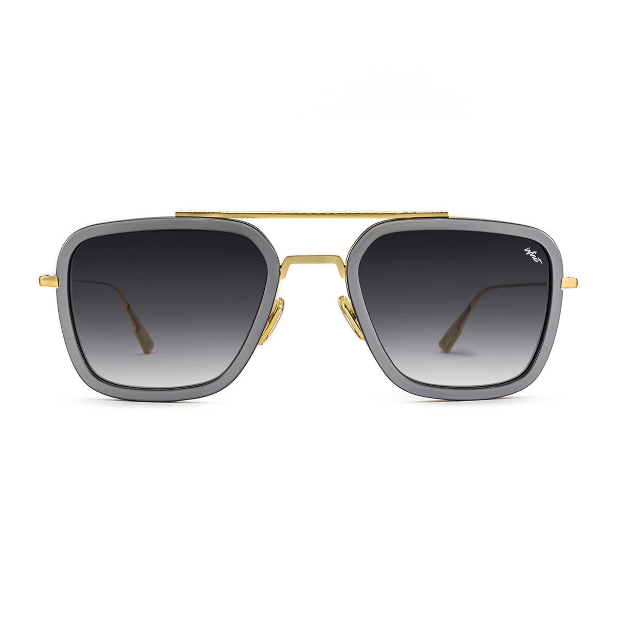 ÓCULOS DE SOL Montecarlo - Luxury Series - Cinza Pérola - Lente degradada cinza