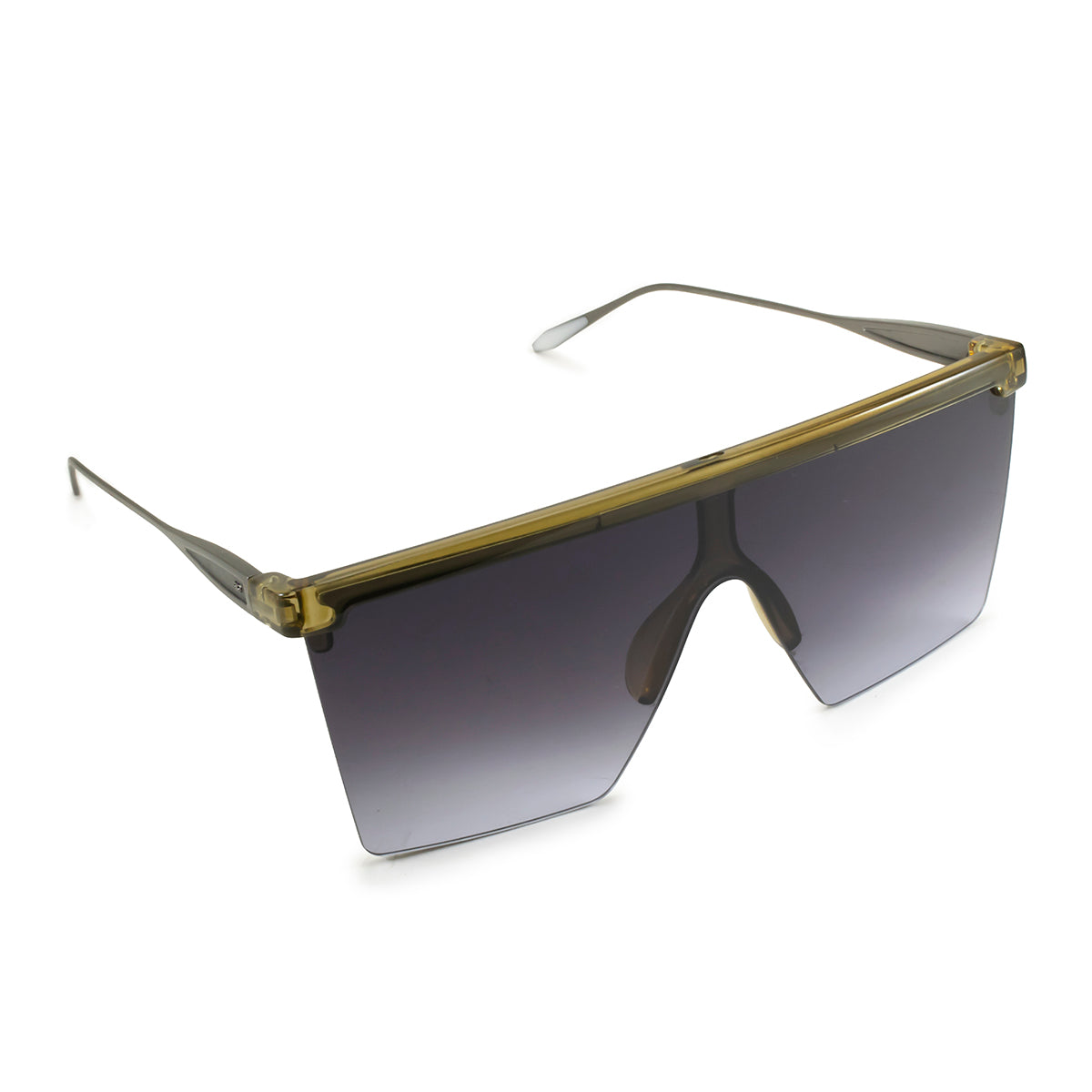 ÓCULOS DE sol MOSCOW - Metal Olive - Lente gradiente cinza