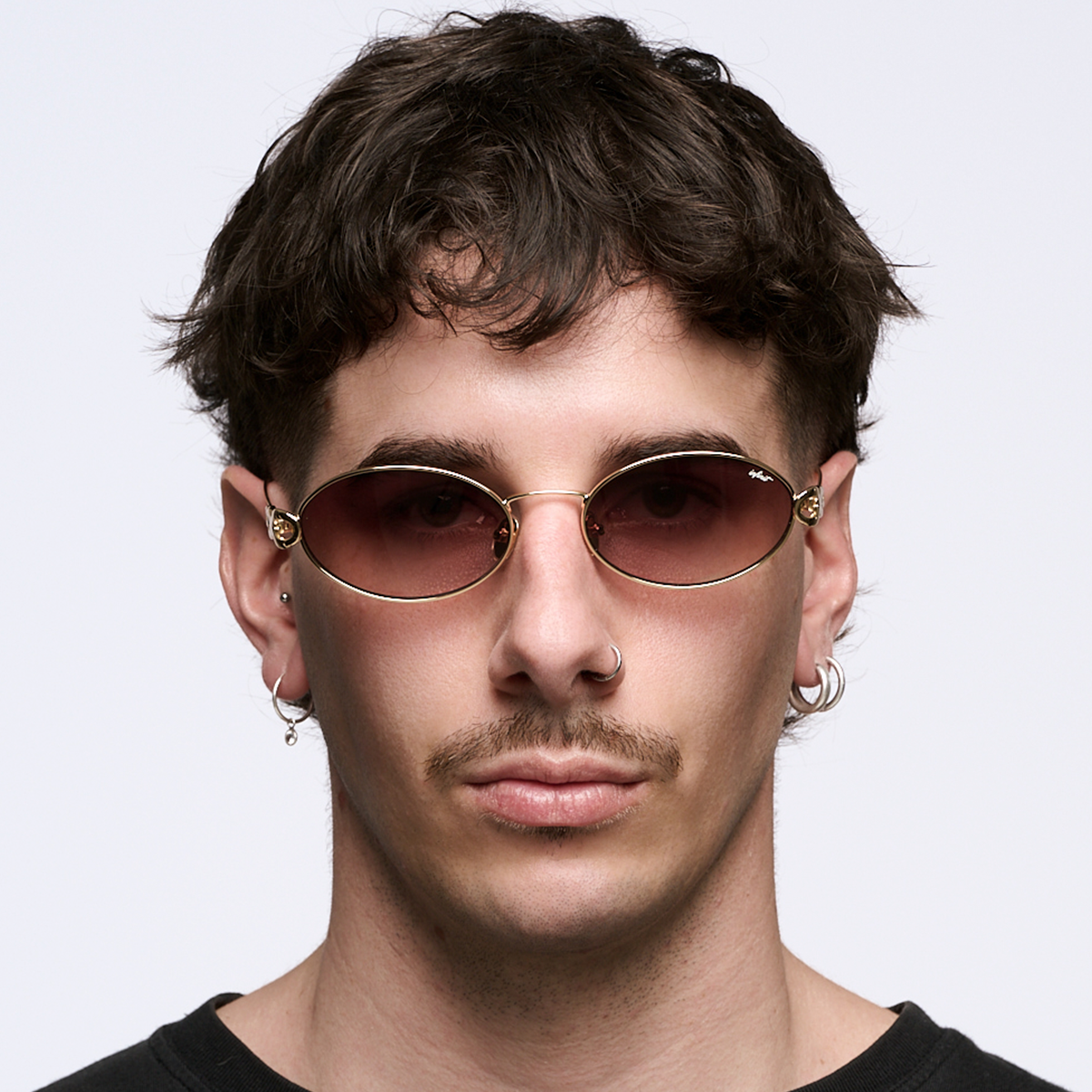 ÓCULOS DE SOL Namib - Ouro - Lente Marrom Degradada