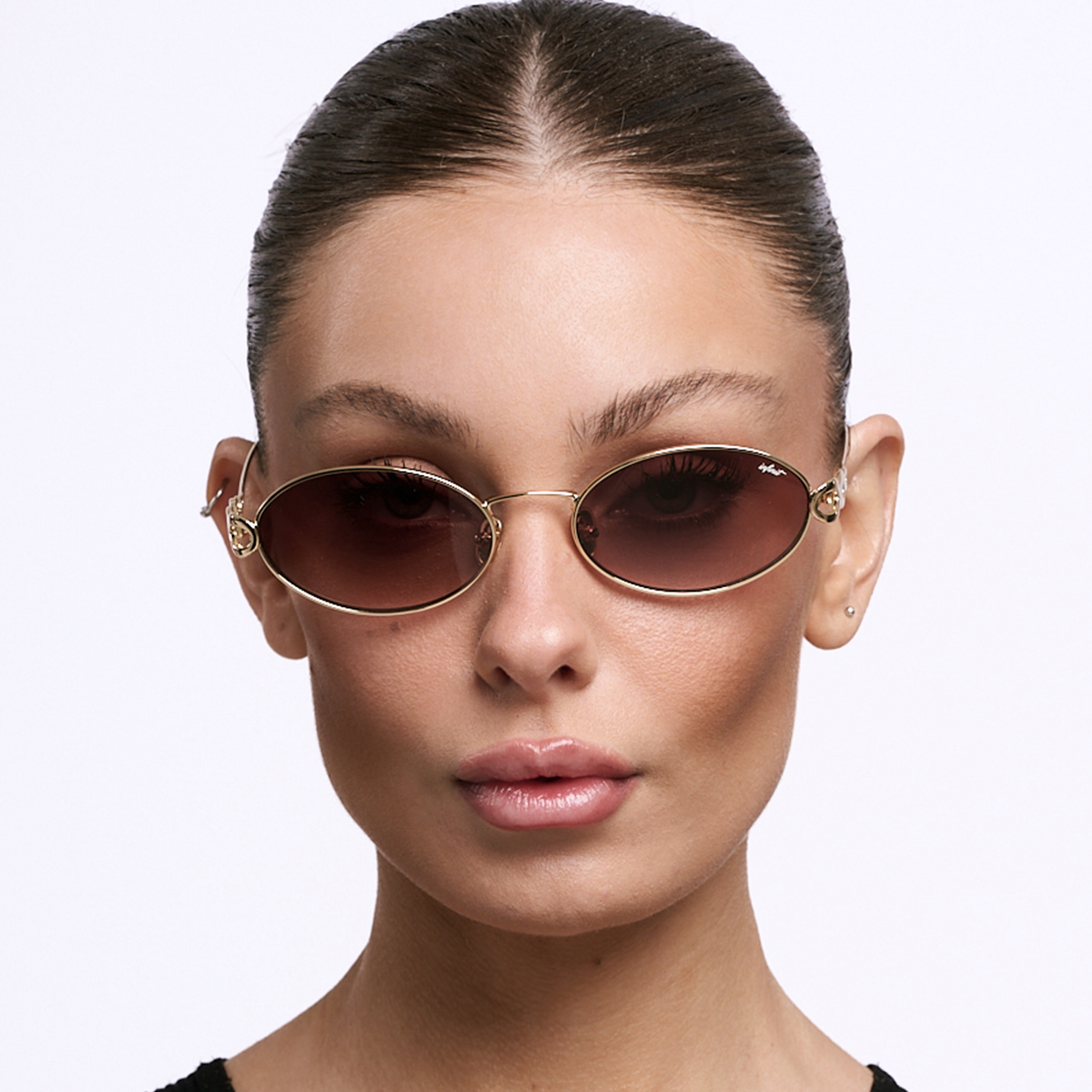 ÓCULOS DE SOL Namib - Ouro - Lente Marrom Degradada