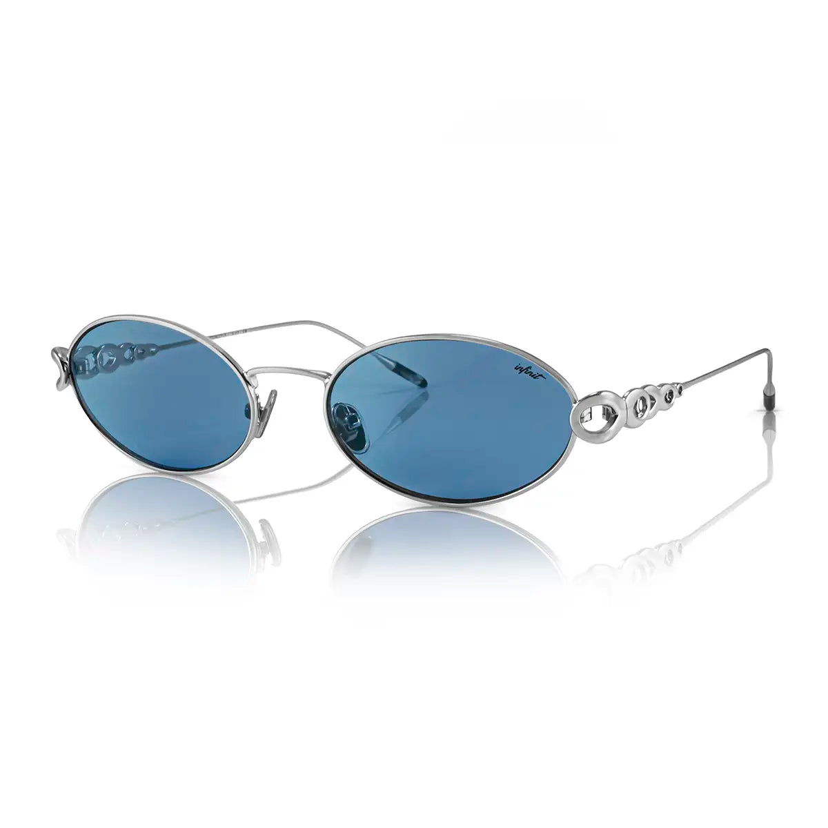 ÓCULOS DE SOL Namib - Prata - Lente Azul