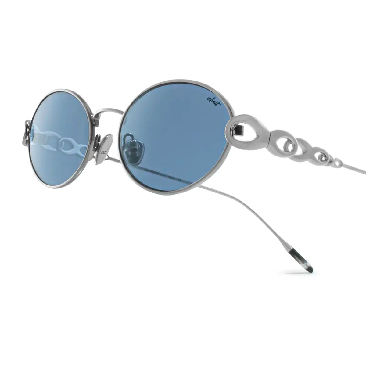 ÓCULOS DE SOL Namib - Prata - Lente Azul