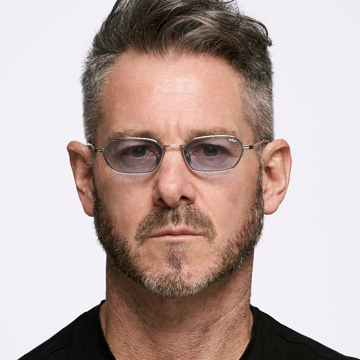 Óculos de sol Naoki - Prateada - Lente Azul