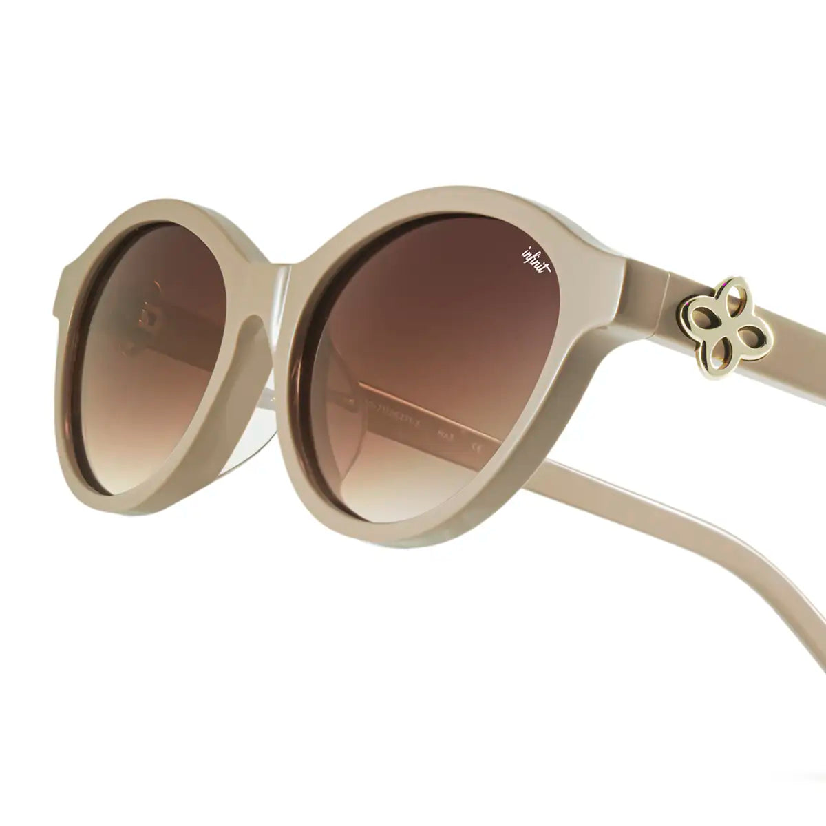 ÓCULOS DE SOL Naomi - Mocha Mousse - Lente Malbec Degradada