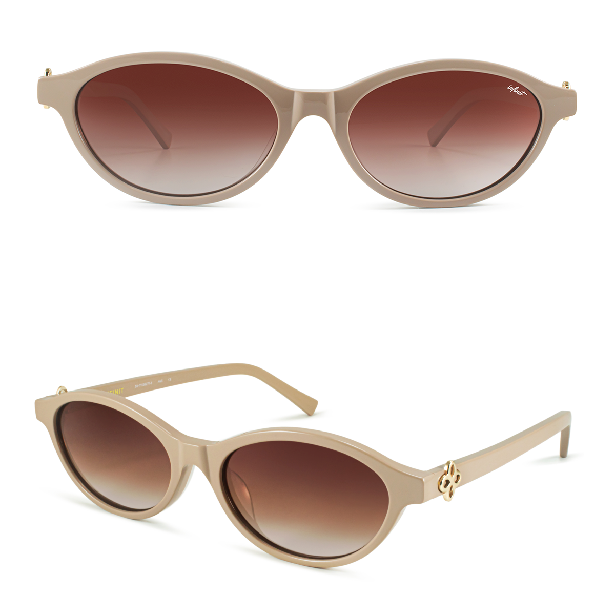 ÓCULOS DE SOL Naomi - Mocha Mousse - Lente Malbec Degradada