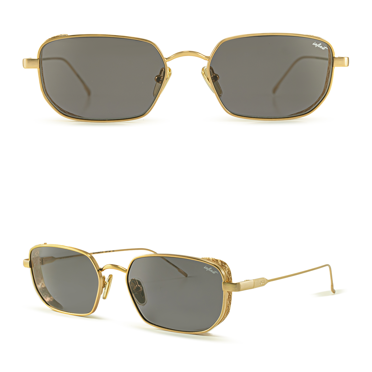 Óculos de sol Palmyra - Ouro - Lente Cinza