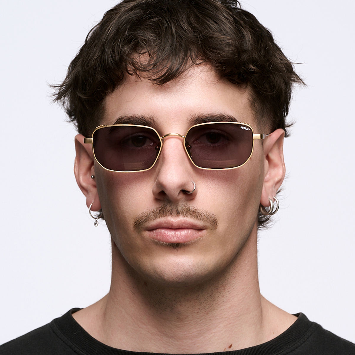 Óculos de sol Palmyra - Ouro - Lente Cinza