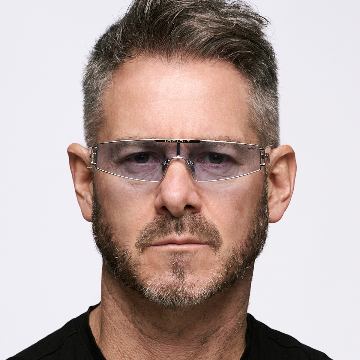 ÓCULOS DE SOL Panoramic - Prata - Lente Azul Retro