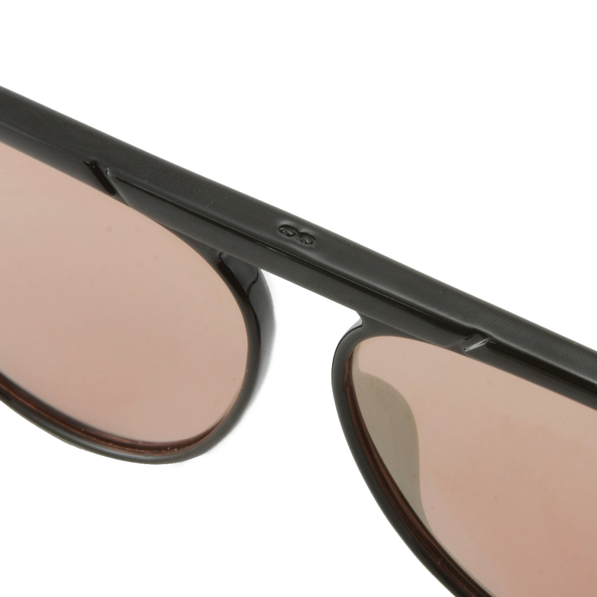 Óculos de sol Paris - Preto brilhante - Lente rosa espelhada