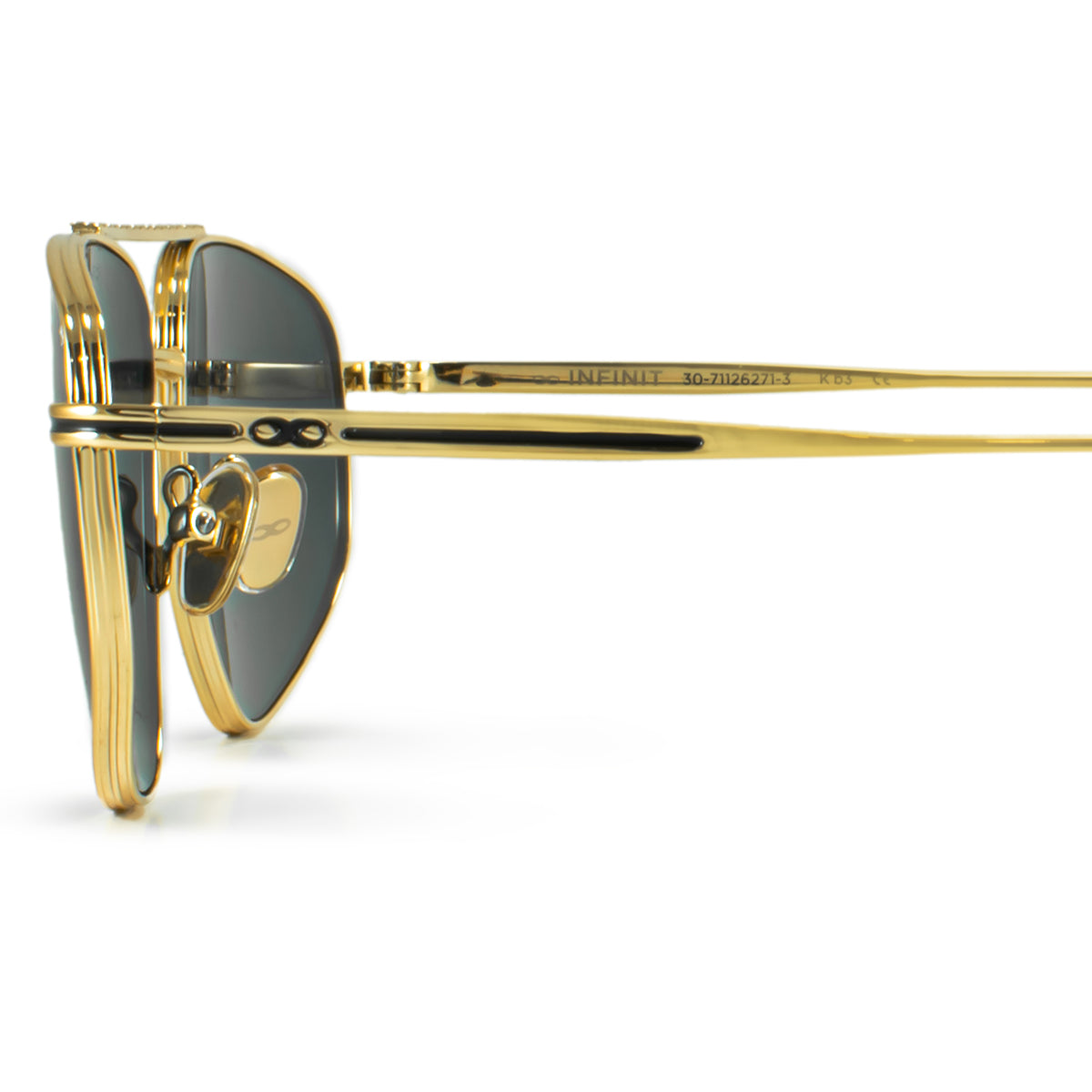 ÓCULOS DE SOL Pierre - Ouro - Lente Cinza