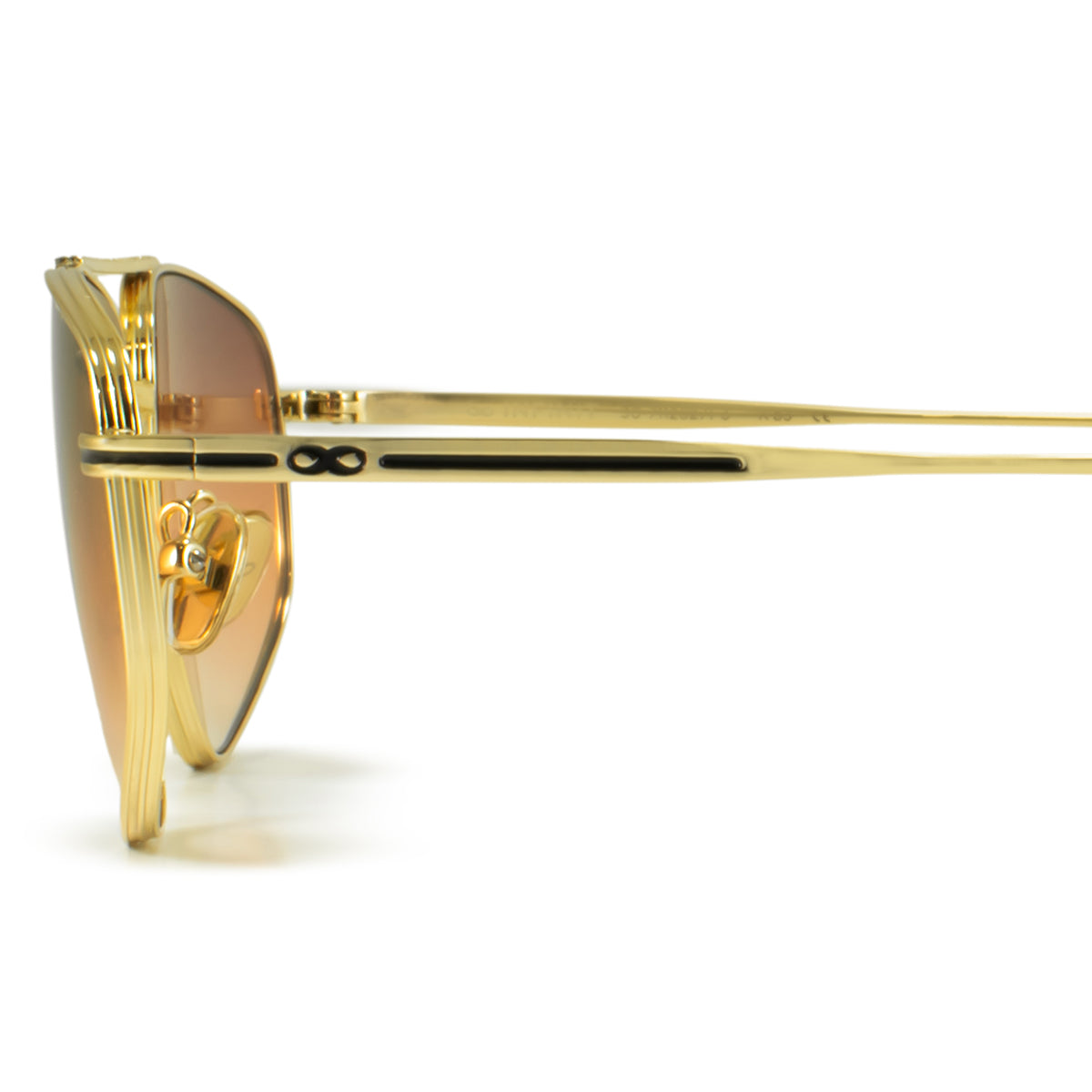 ÓCULOS DE SOL Pierre - Ouro Ouro - Lente Laranja Degradada