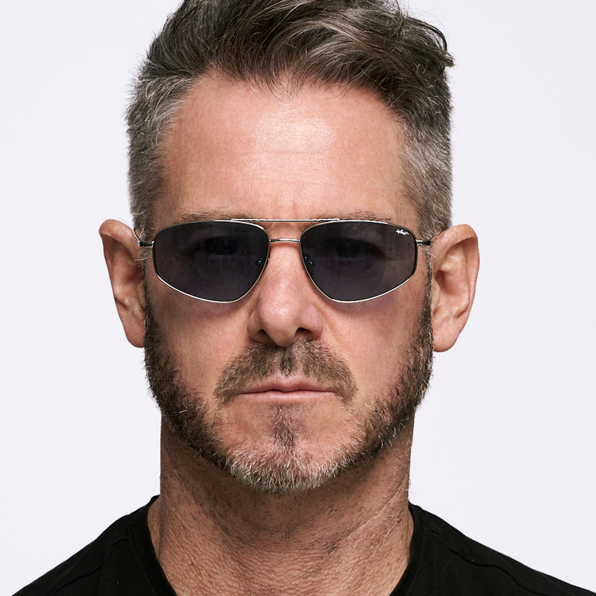 ÓCULOS DE SOL Pierre - Prata - Lente Azul