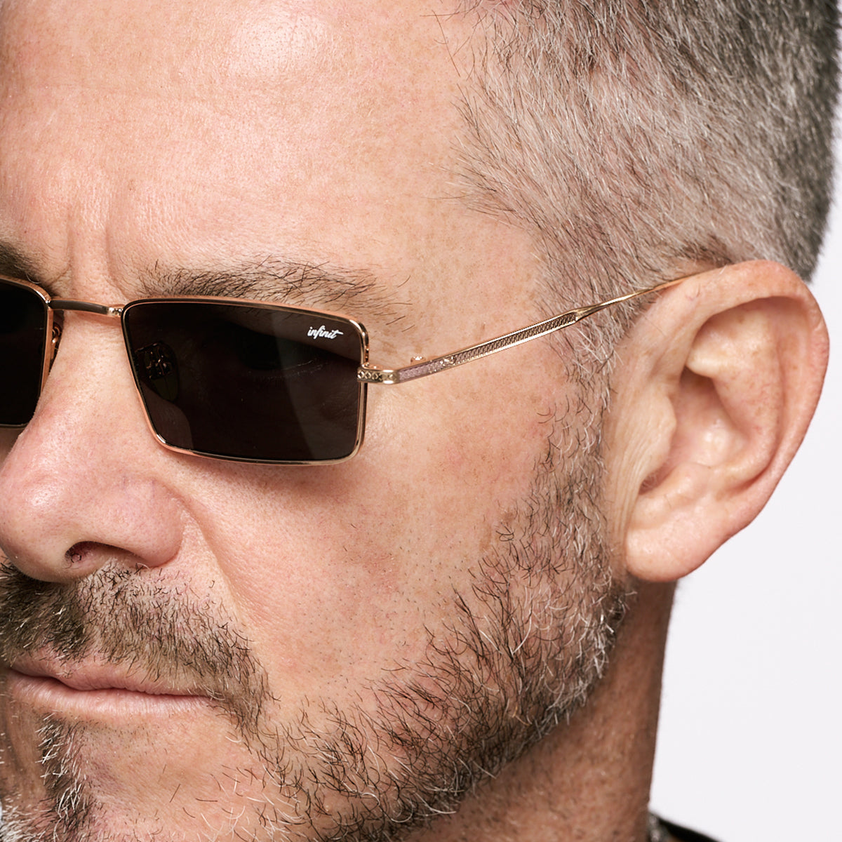 ÓCULOS DE SOL Positano - Ouro - Lente Cinza