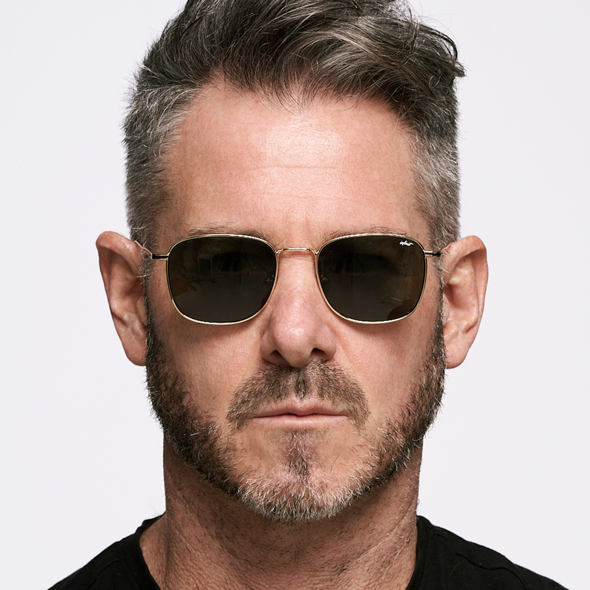 ÓCULOS DE SOL Secchia - Ouro - Lente Verde