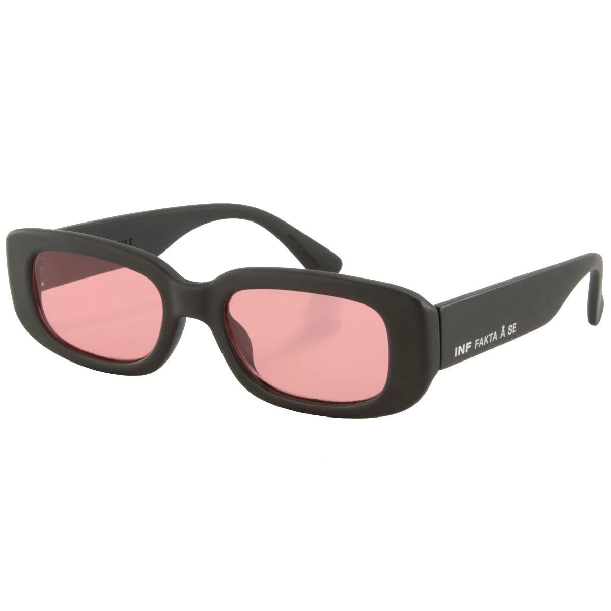 Óculos de sol New York - Preto fosco - lente rosa