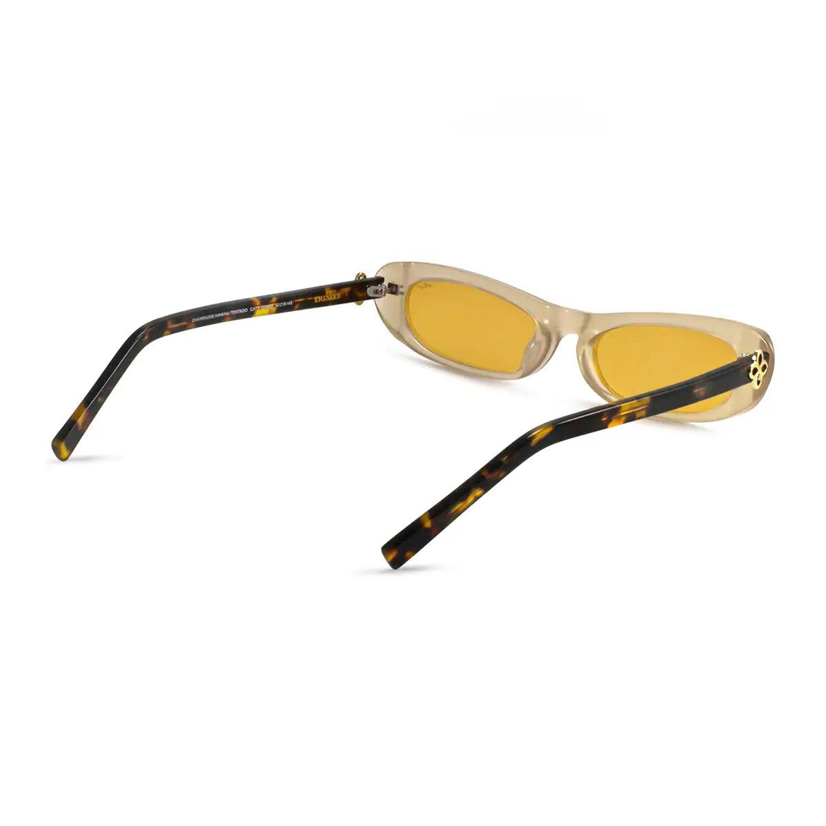 ÓCULOS DE SOL Trinity - Champanhe Havana - Lente Torrado