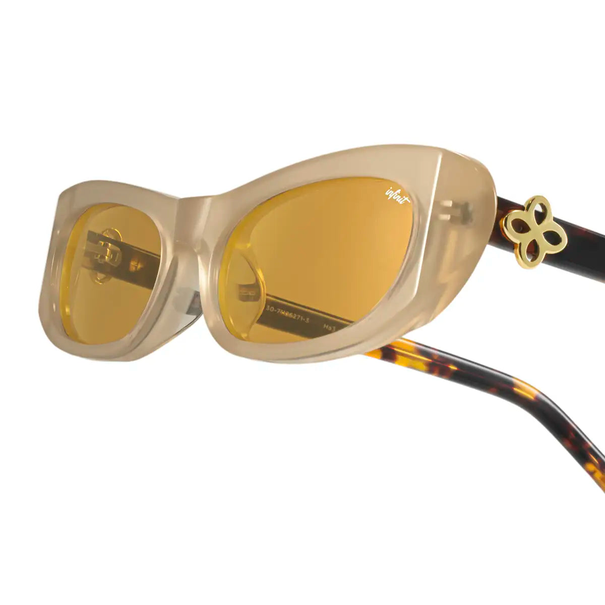 ÓCULOS DE SOL Trinity - Champanhe Havana - Lente Torrado