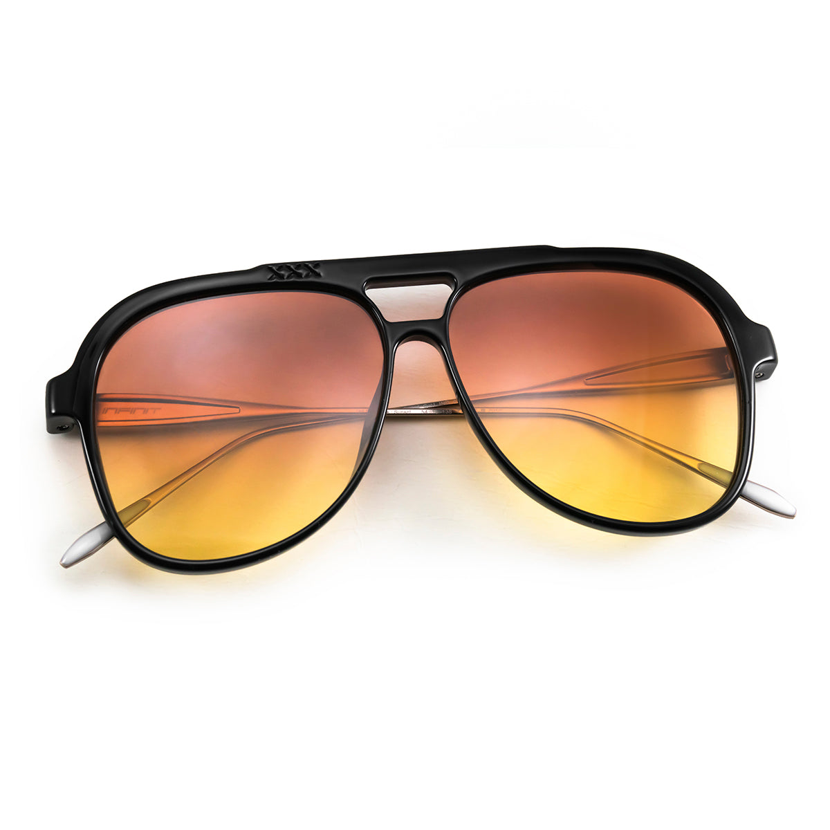 Óculos de sol Triple Xxx - Special Metal Edition - preto brilhante - Lente Sunset