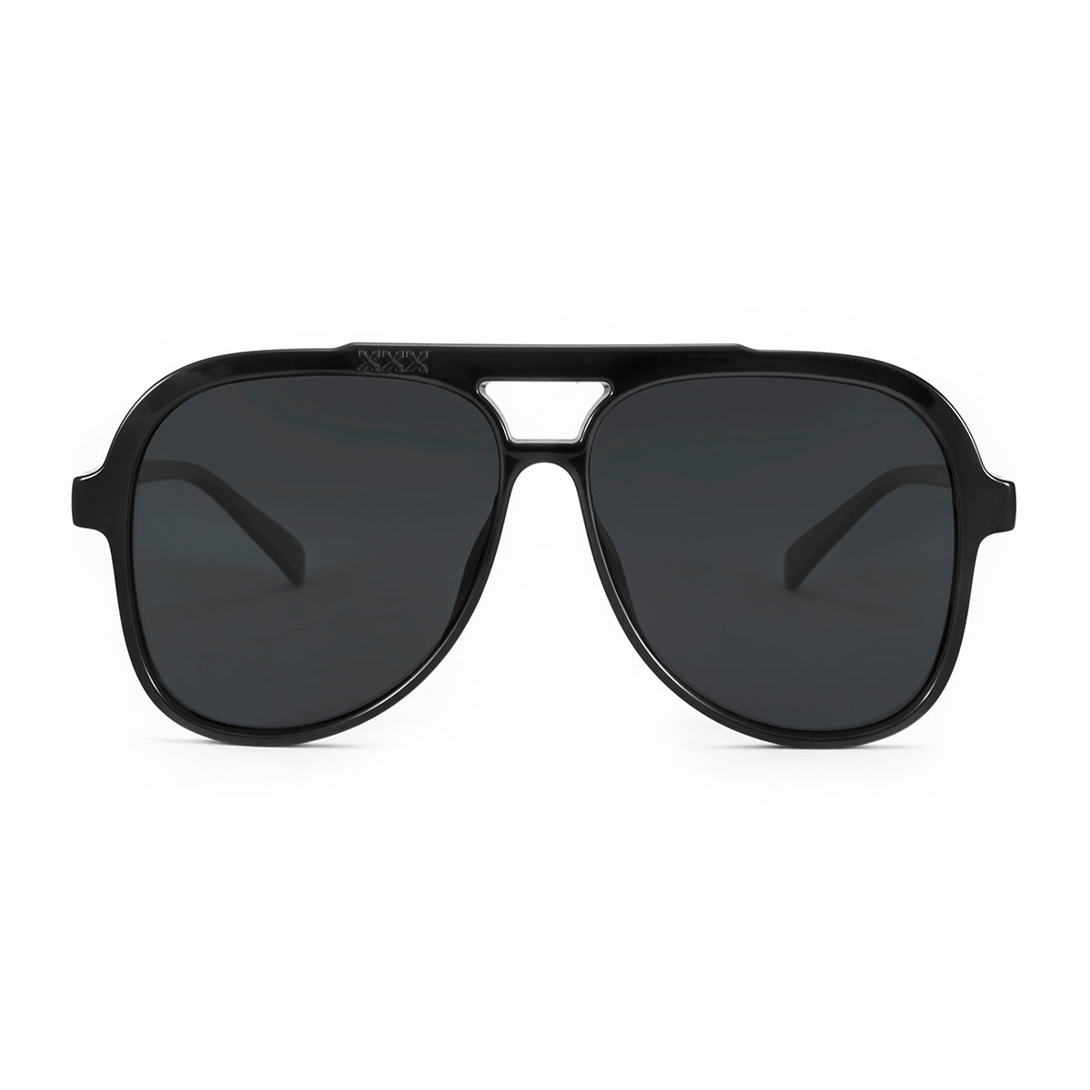 ÓCULOS DE SOL Triple XXX - Preto Brilhante - Lente Polarizada Cinza